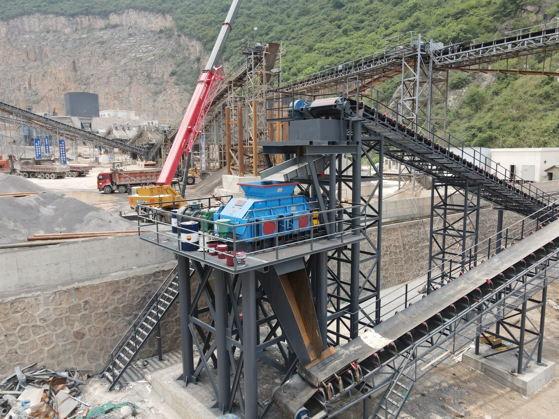 Crushing site